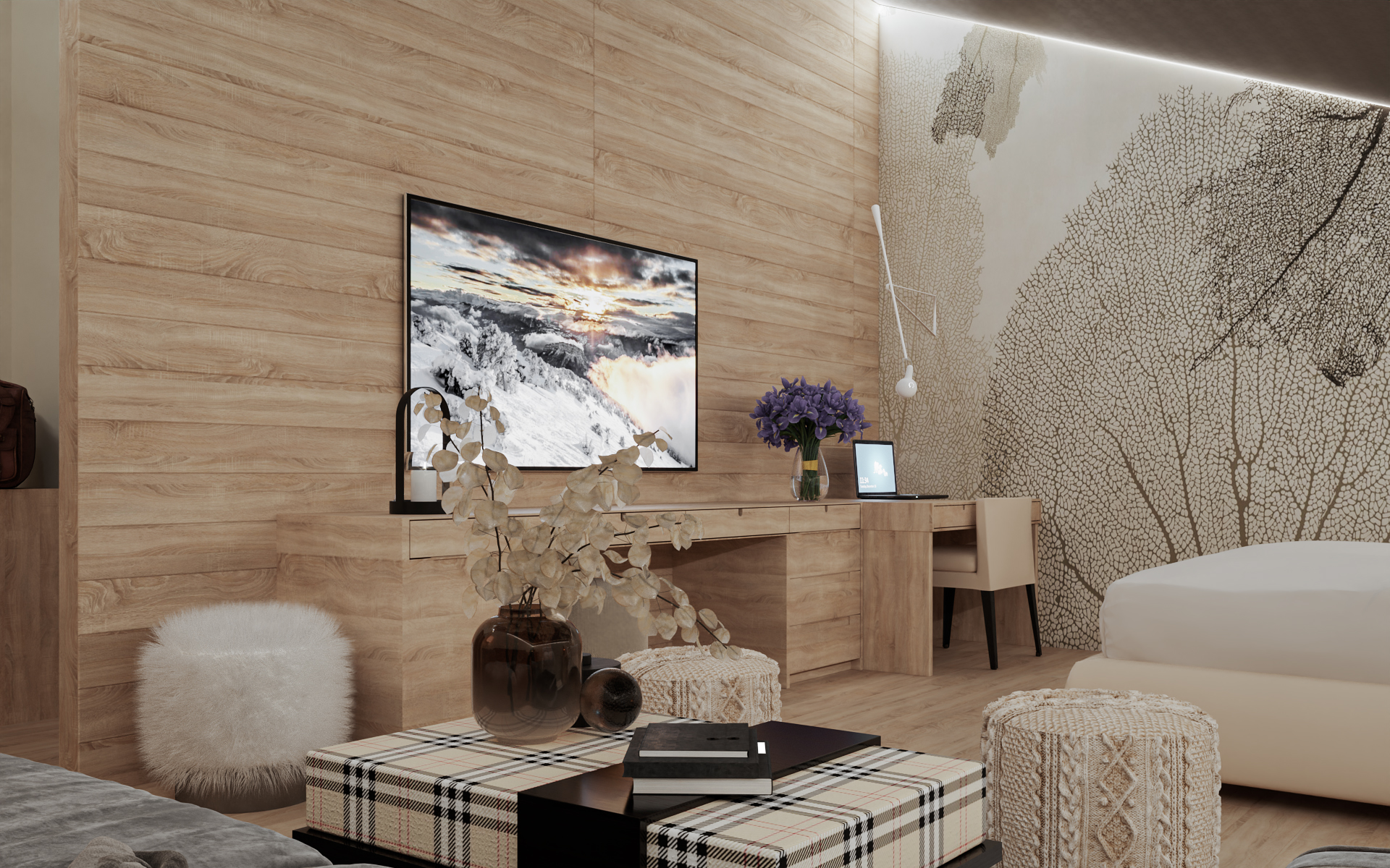hotel chalet montagnola design and fitout room 11