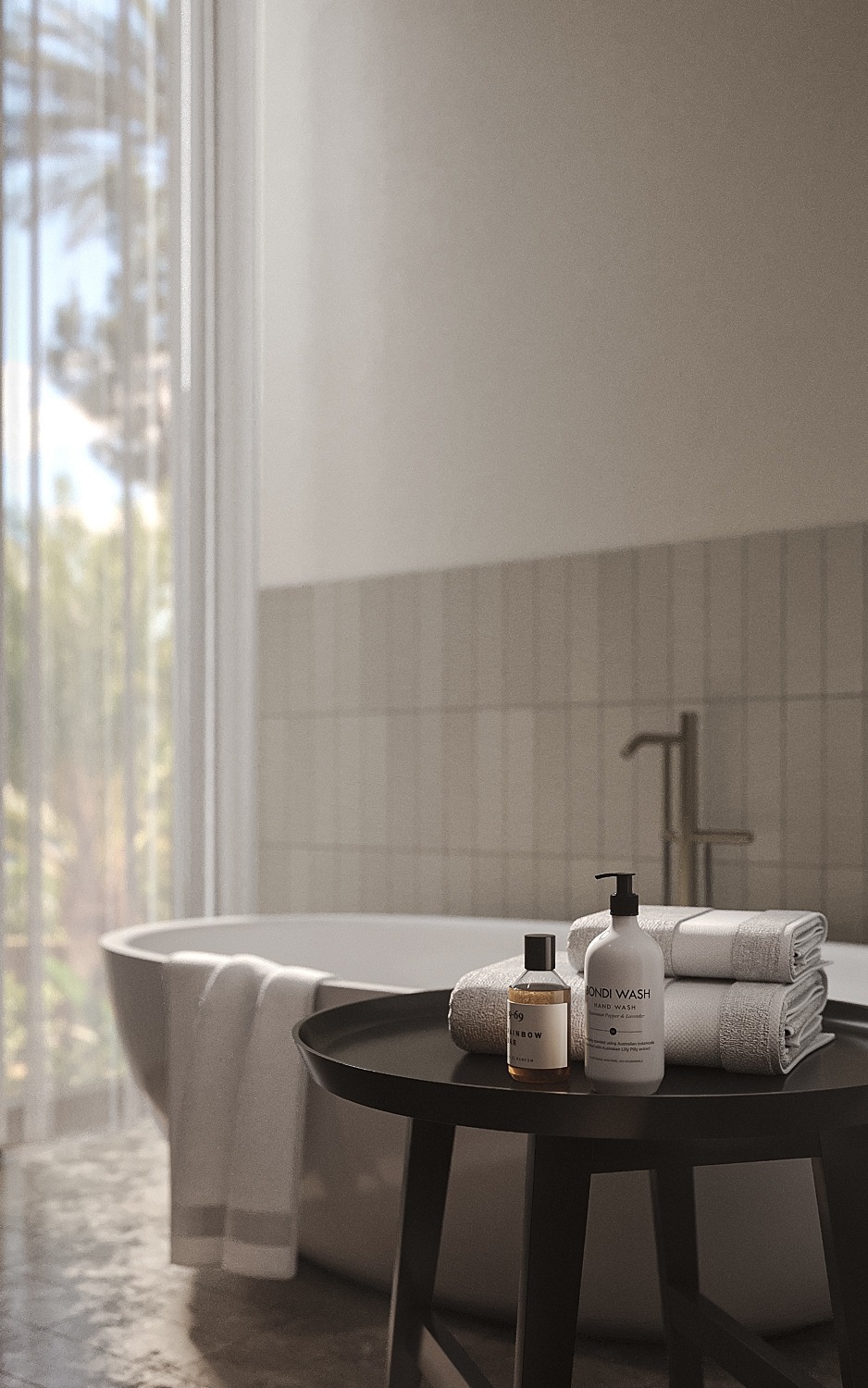luxury villa artistico design and fitout modern bathroom