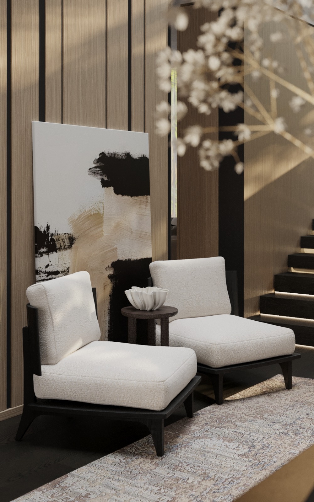 luxury villa artistico design and fitout modern entrance hall