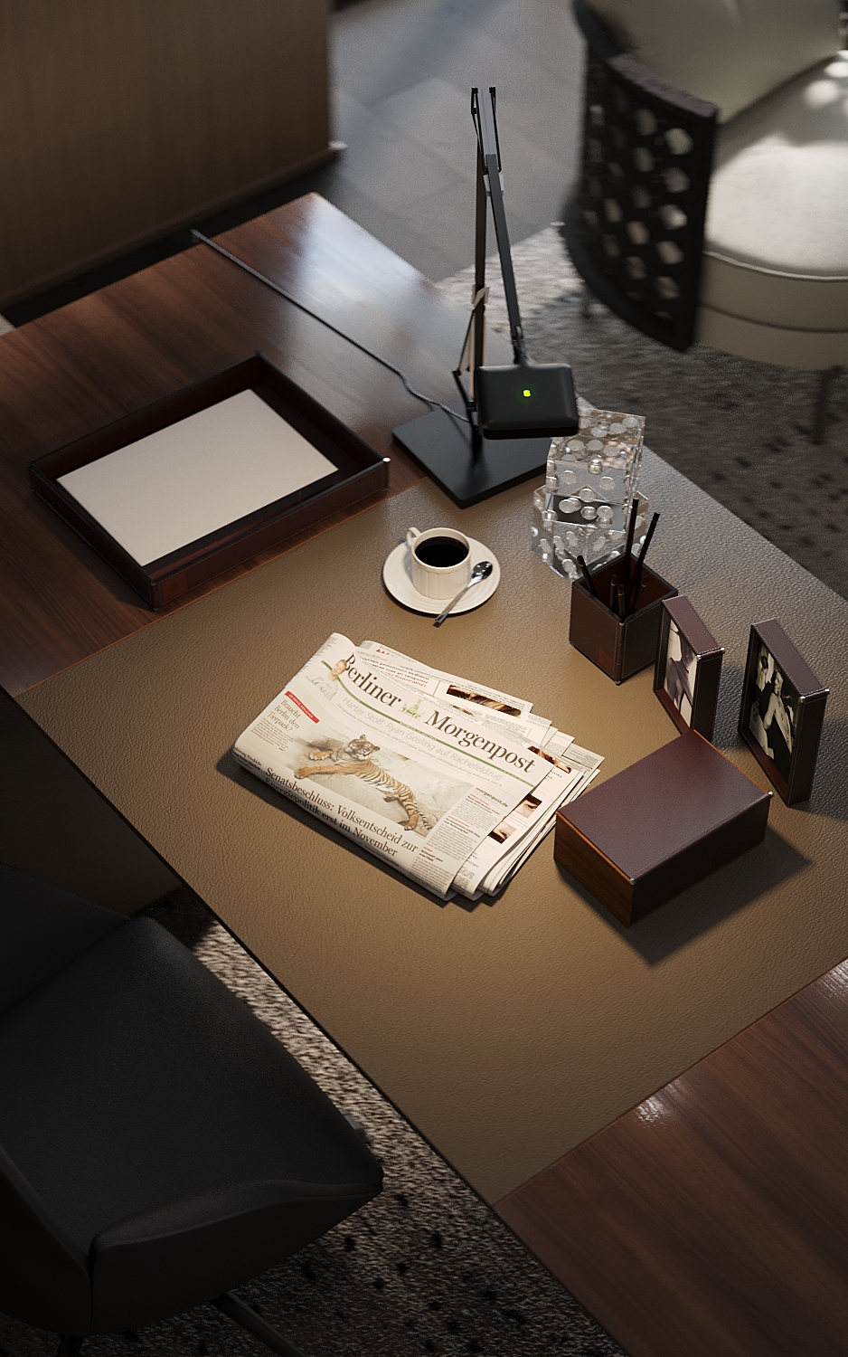 luxury villa artistico design and fitout modern home office