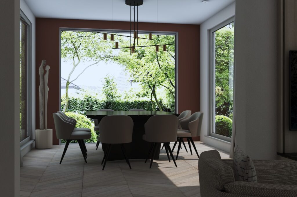 luxury villa jasmine design and fitout modern dining