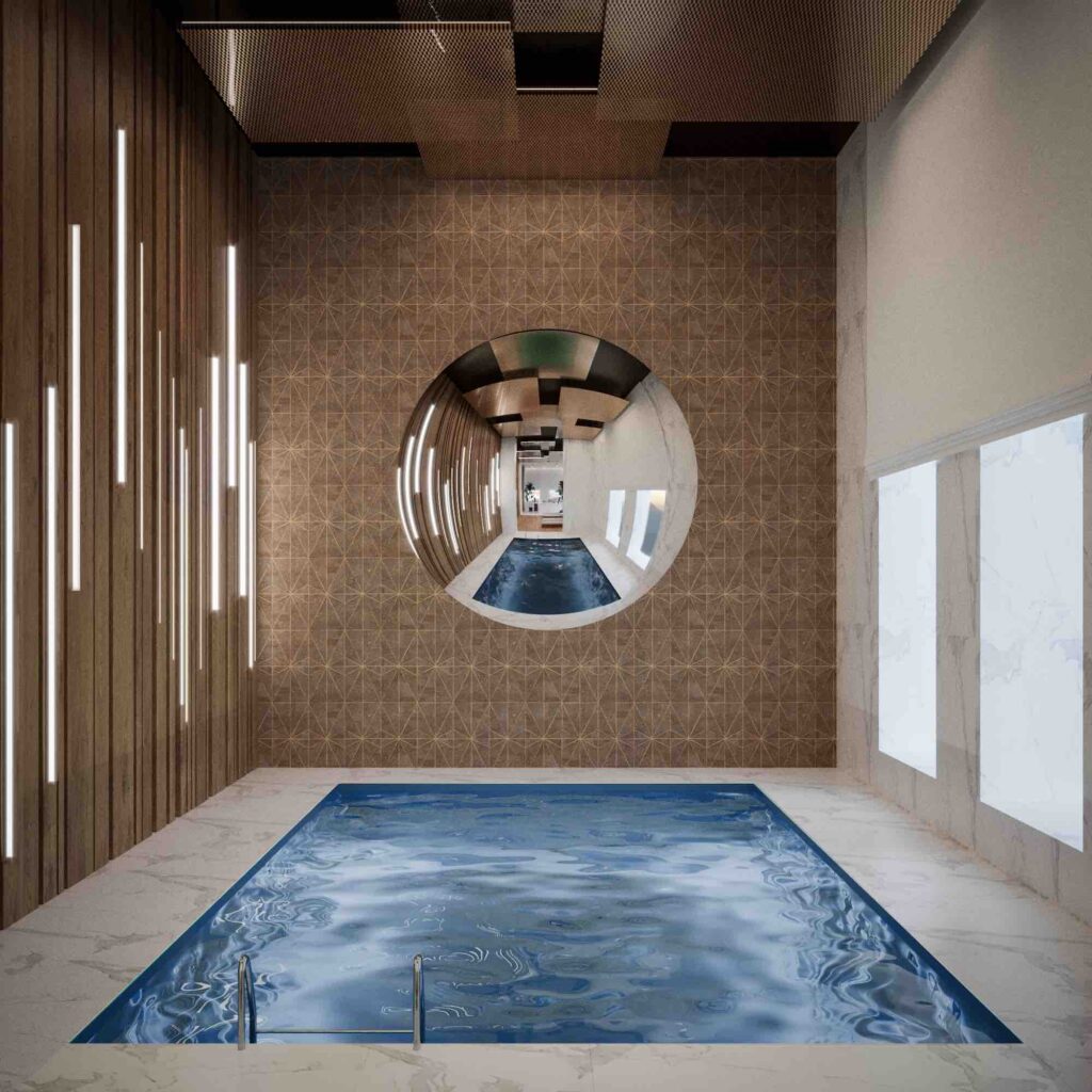 orbit spa resort design and fitout pool
