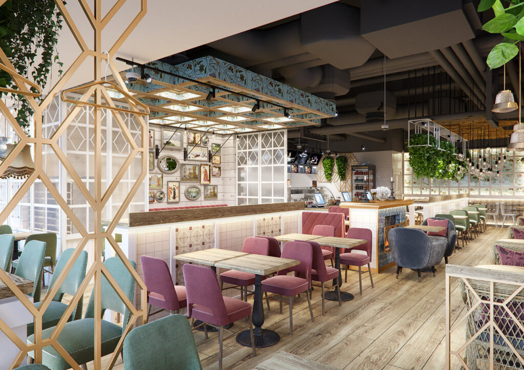 restaurant interior design fitout mamarasha 01