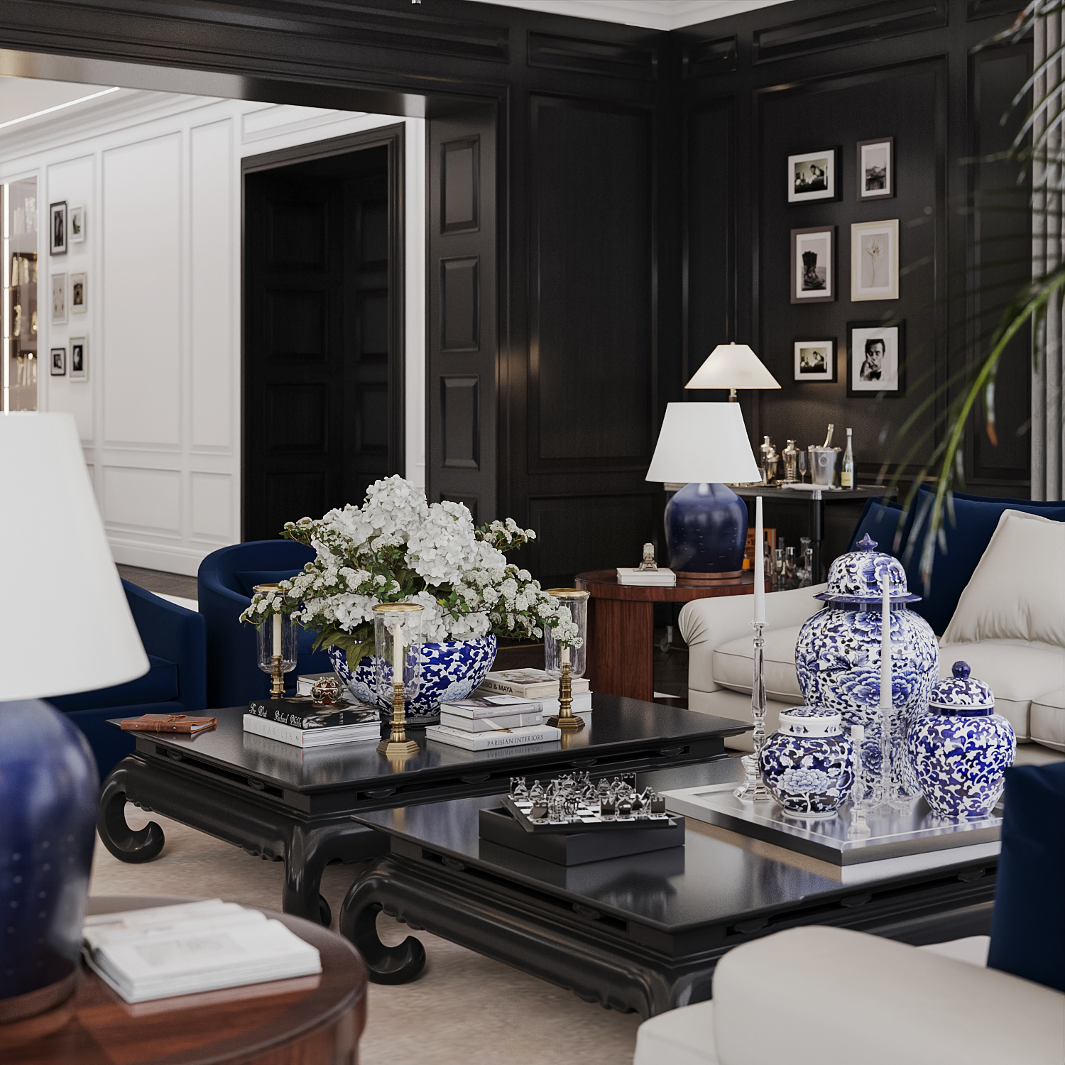 riverpark luxury apartment design and fitout ralph lauren modern american classic living 03