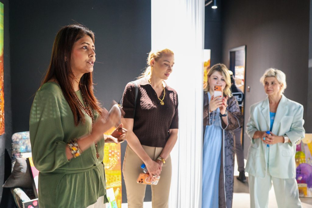 Inspiring talk by Zaahirah Muthy in the newly inaugurated creative space in Dubai